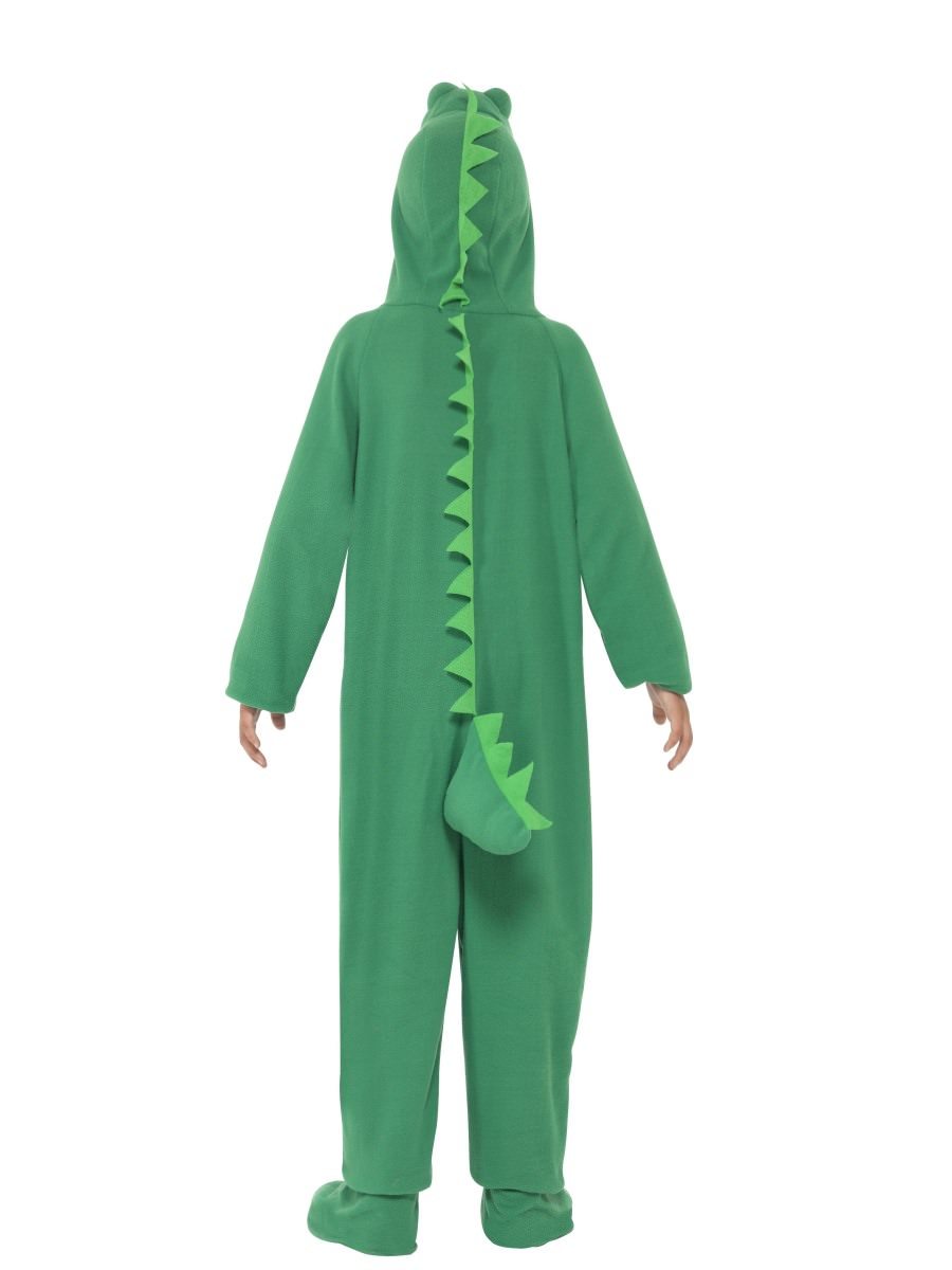 smiffys-fever-krokodil-kost-m-kinder-gr-n-overall-mit-kapuze image 3