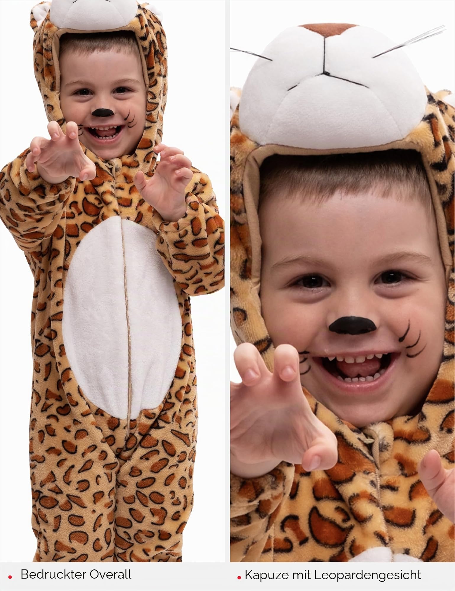 rubie-s-deluxe-leoparden-kost-m-kinder-jumpsuit-5-7-jahre image 4