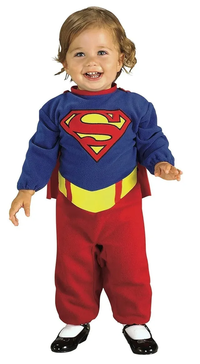 rubie-s-deluxe-superman-strampler-mit-cape-0-6-monate image 1