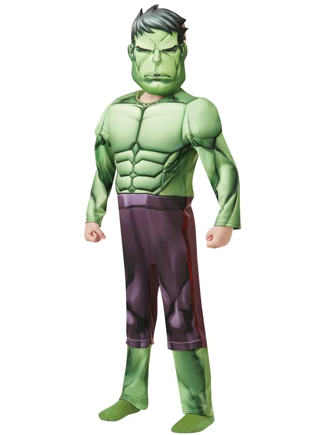 rubies-luxe-hulk-kost-m-mit-maske-muskel-gr-n image 1