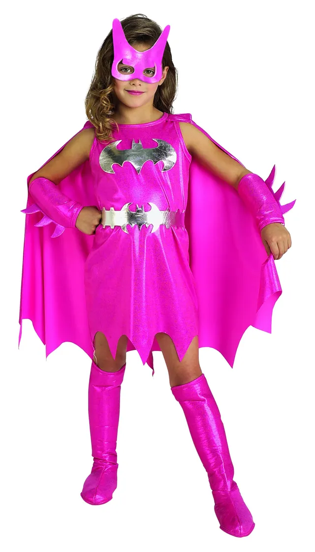 rubie-s-deluxe-batgirl-kost-m-kinder-gr-m-rosa image 1