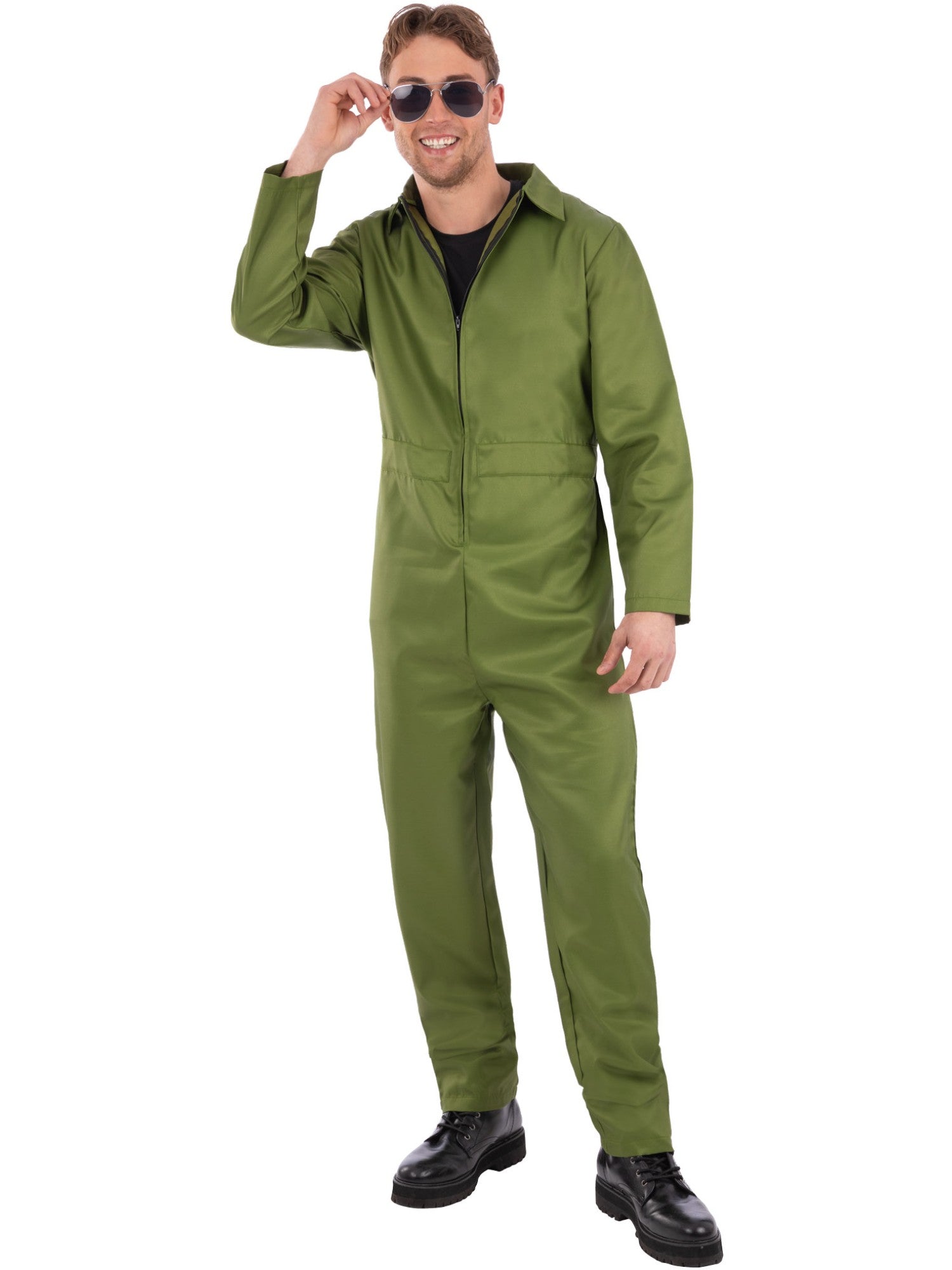 smiffys-fever-overall-kost-m-gr-n-l-mit-reiverschluss image 4