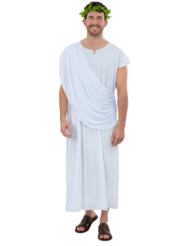 smiffys-fever-toga-kost-m-wei-unisex-robe image 1