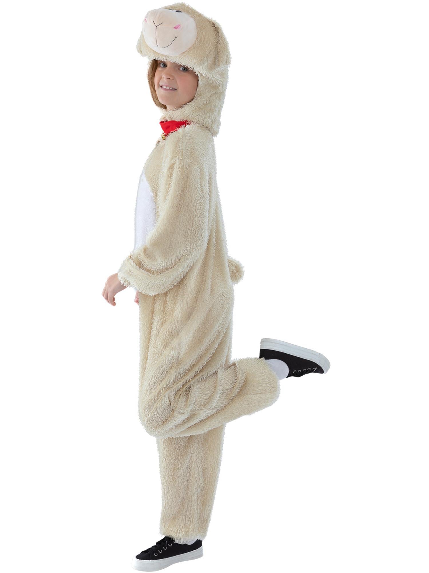 smiffys-fever-lamm-kost-m-creme-m-7-9-jahre-jumpsuit image 4
