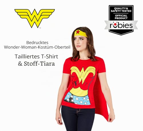 rubie-s-deluxe-wonder-woman-t-shirt-kost-m-xl image 8