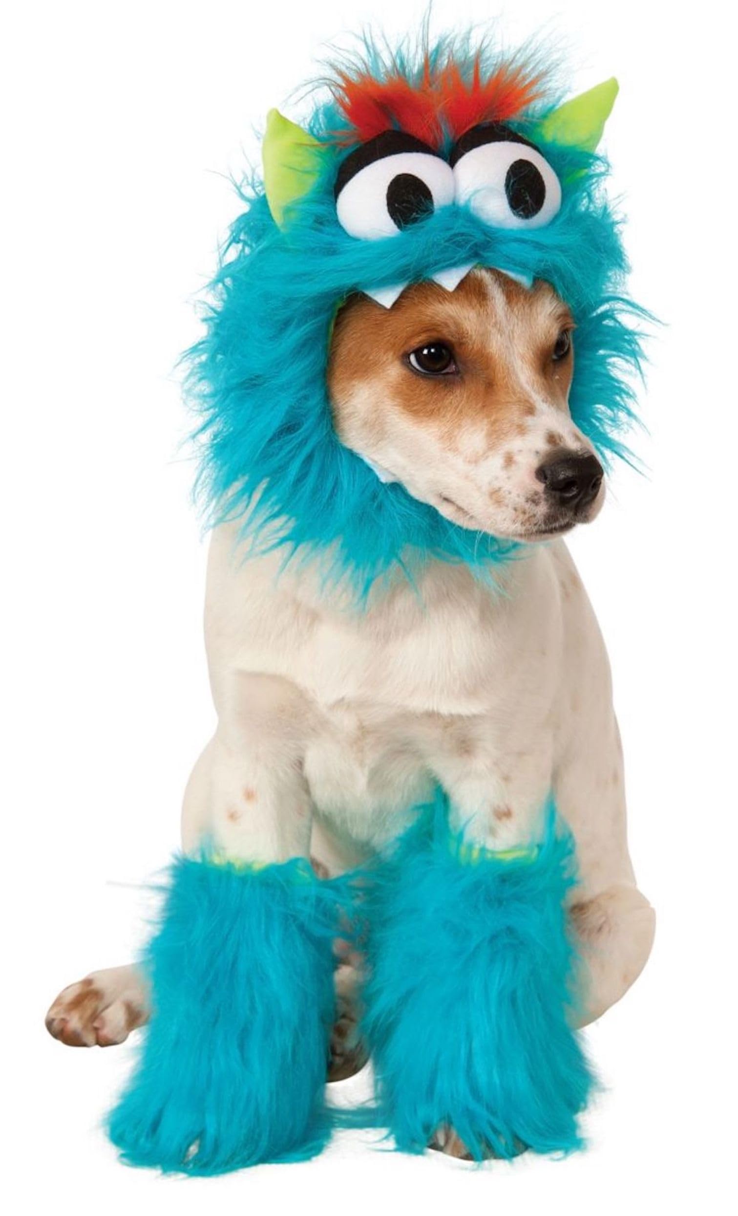 rubie-s-deluxe-monster-hundekost-m-blau-s-mit-kopfbedeckung image 1
