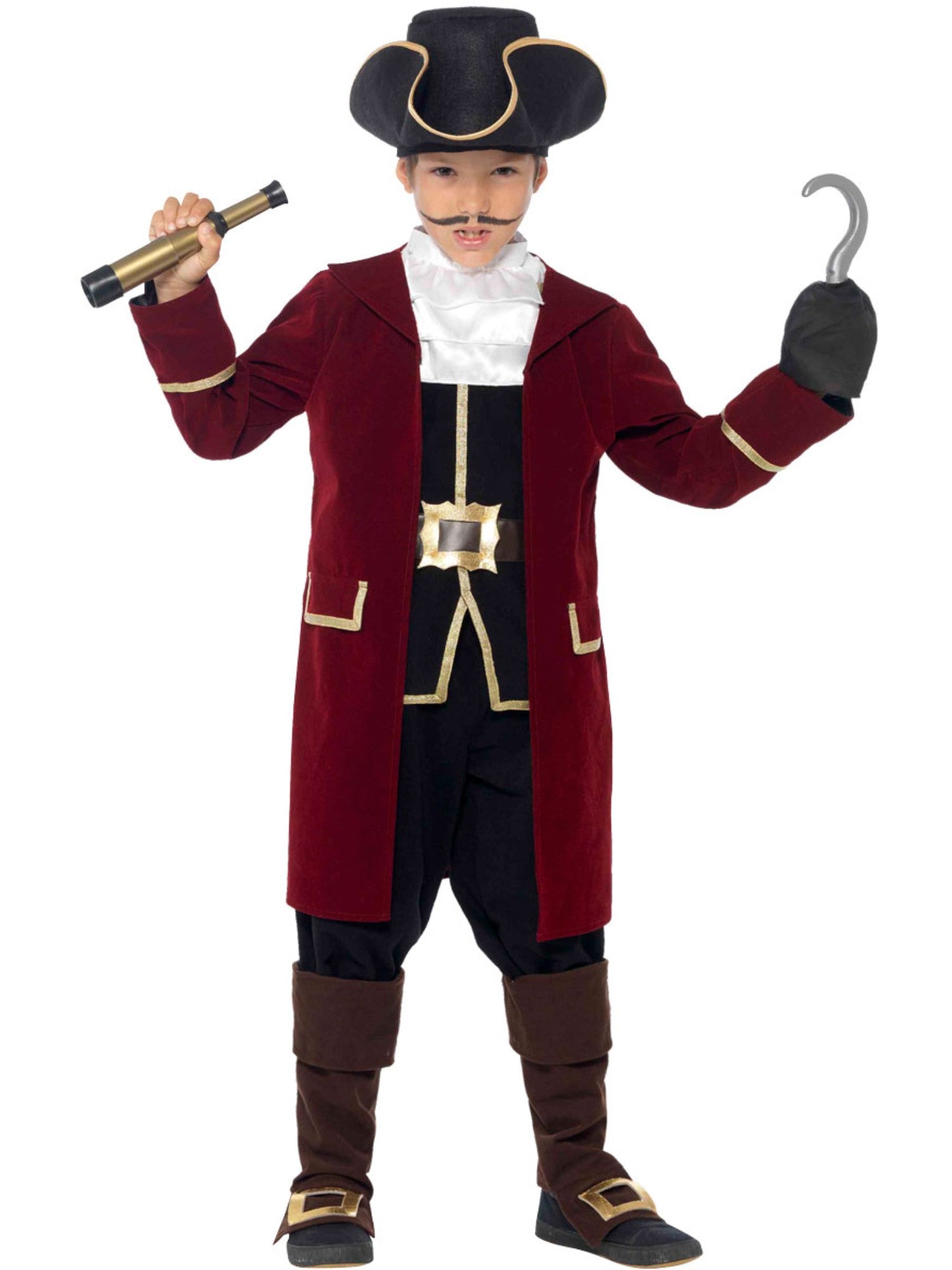 smiffys-fever-piratenkapit-n-kost-m-jungen-m-7-9-j image 4
