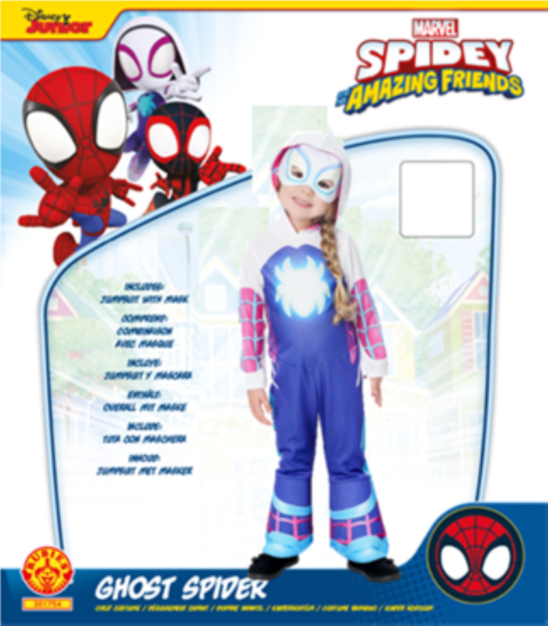 rubies-ghost-spider-kost-m-glow-in-the-dark-mit-maske image 4