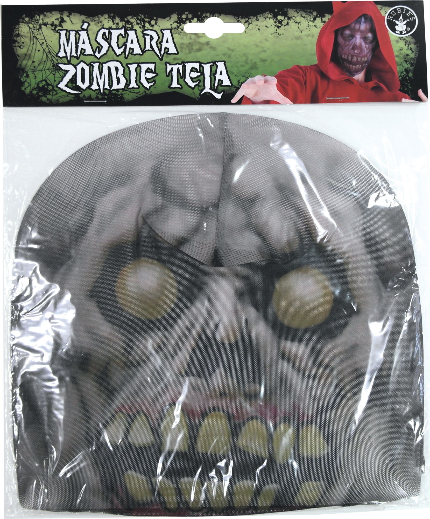 rubies-zombie-totenkopf-maskenhaube-stoff-transparent image 2