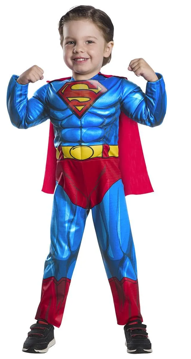 rubie-s-deluxe-superman-babykost-m-jumpsuit-mit-cape image 1