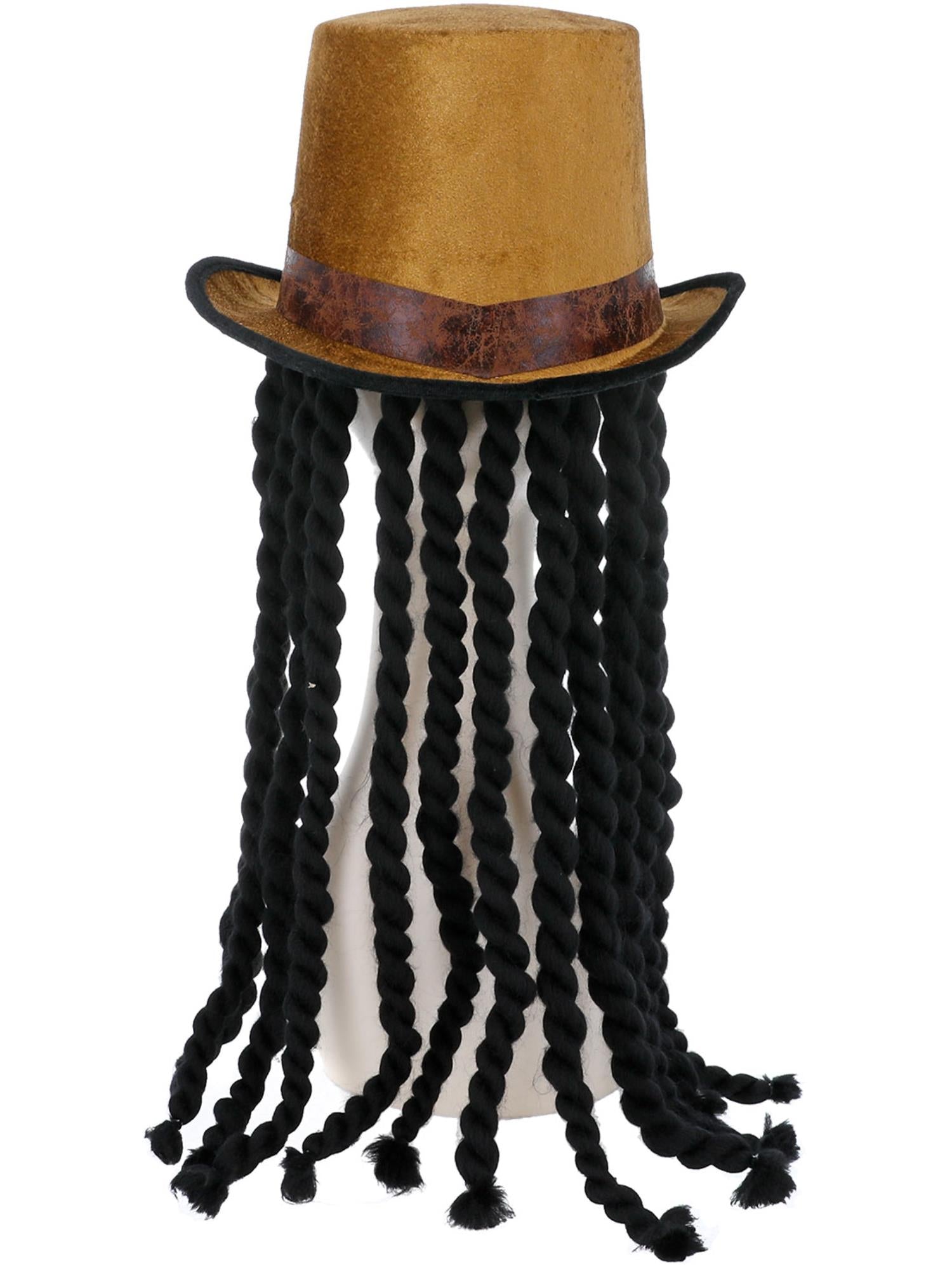 smiffys-fever-deluxe-witch-doctor-zylinder-braun-einheitsgr-e image 2