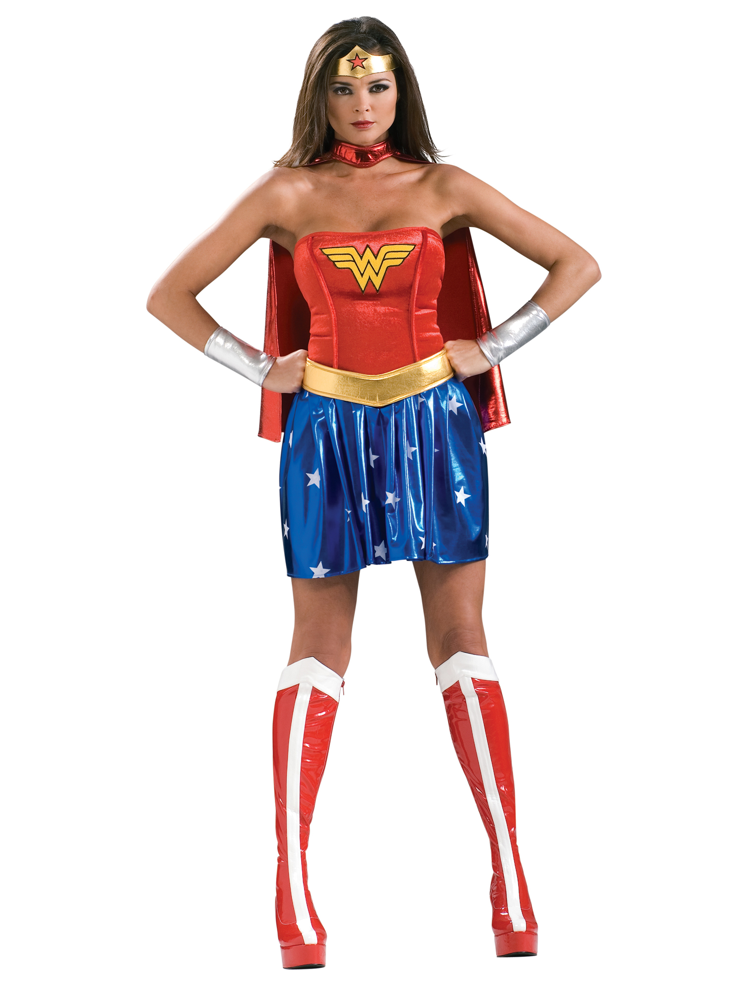 rubies-wonder-woman-klassik-damenkost-m-kleid-mit-cape image 2