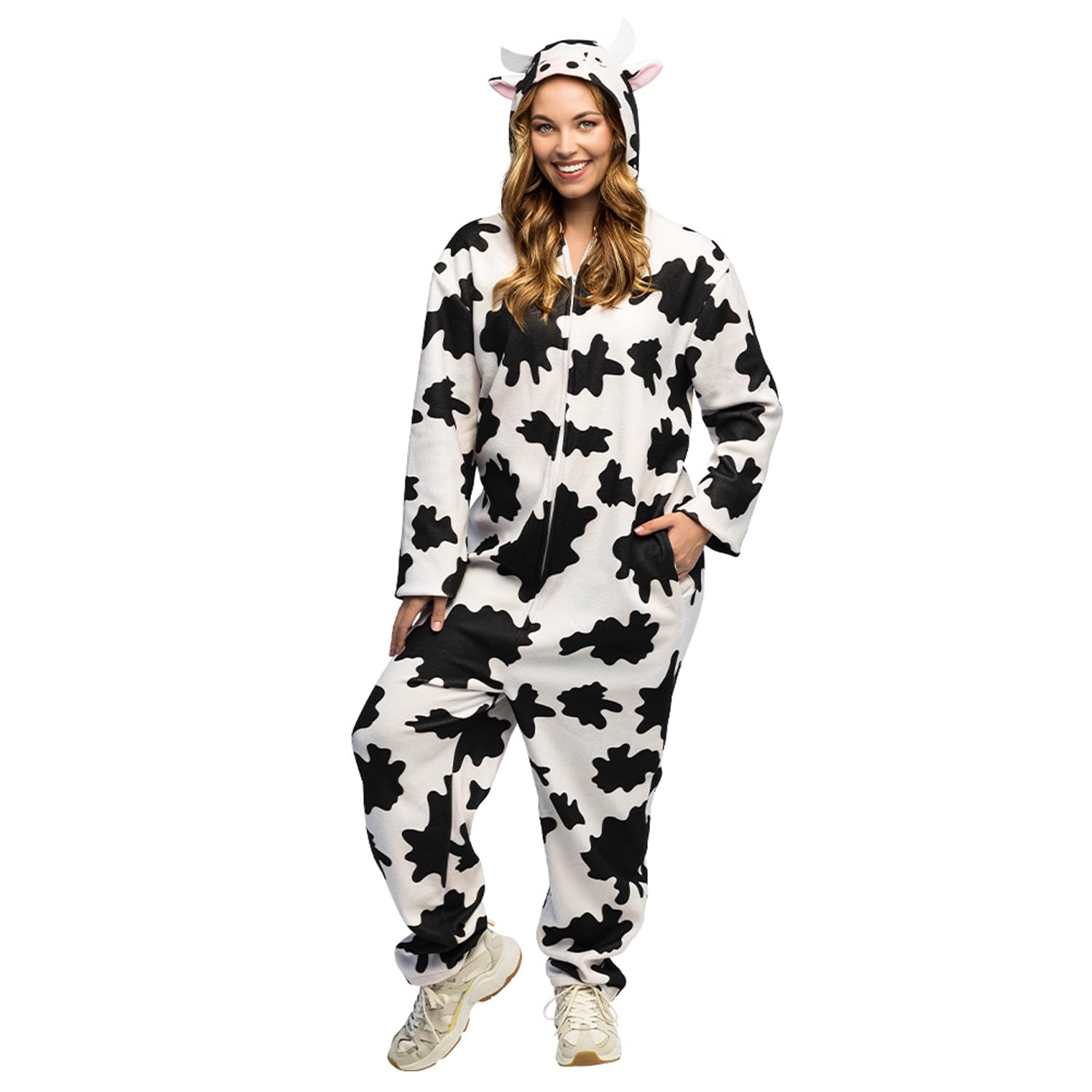 boland-kuh-kost-m-unisex-1-75m-overall-kapuze-schwarz-wei image 4