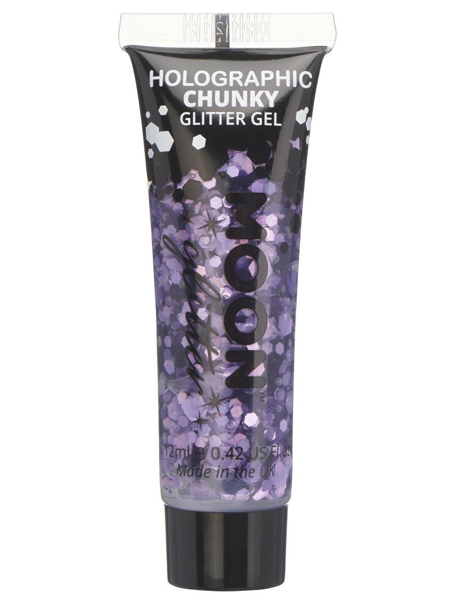 smiffys-makeup-fx-moon-glitter-gel-silber-holografisch-12ml image 2