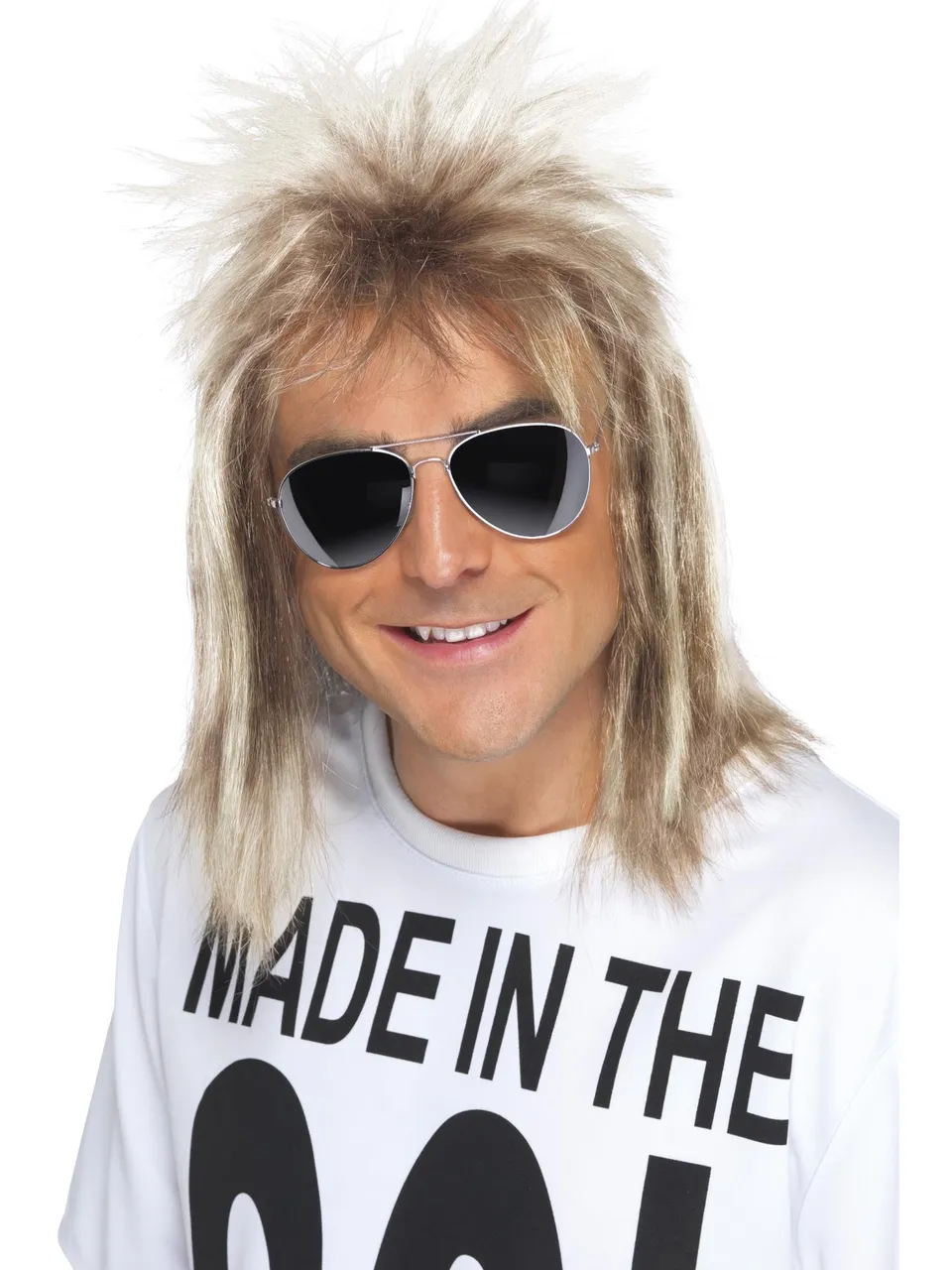 smiffys-fever-80s-mullet-per-cke-blond-vokuhila-einheitsgr-e image 1