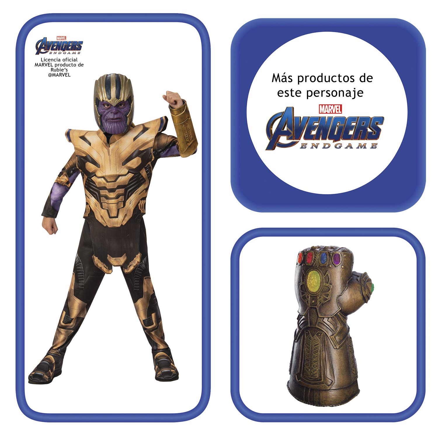rubie-s-deluxe-thanos-maske-kinder-lila image 4