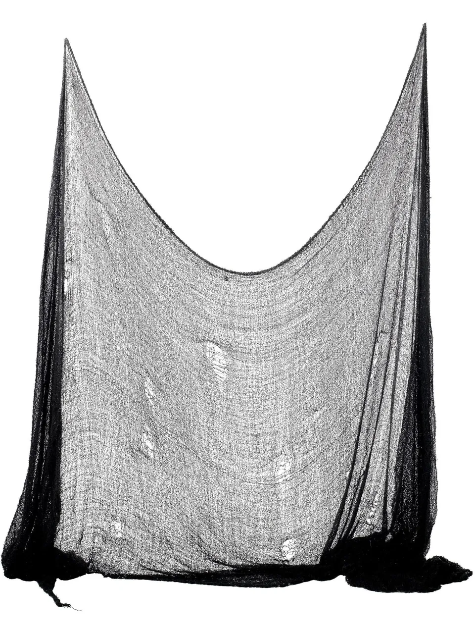 smiffys-fever-gruselstoff-deko-schwarz-75-x-300-cm image 1