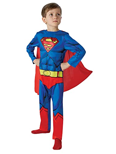 rubie-s-deluxe-superman-kost-m-jungen-gr-l-mit-umhang image 5