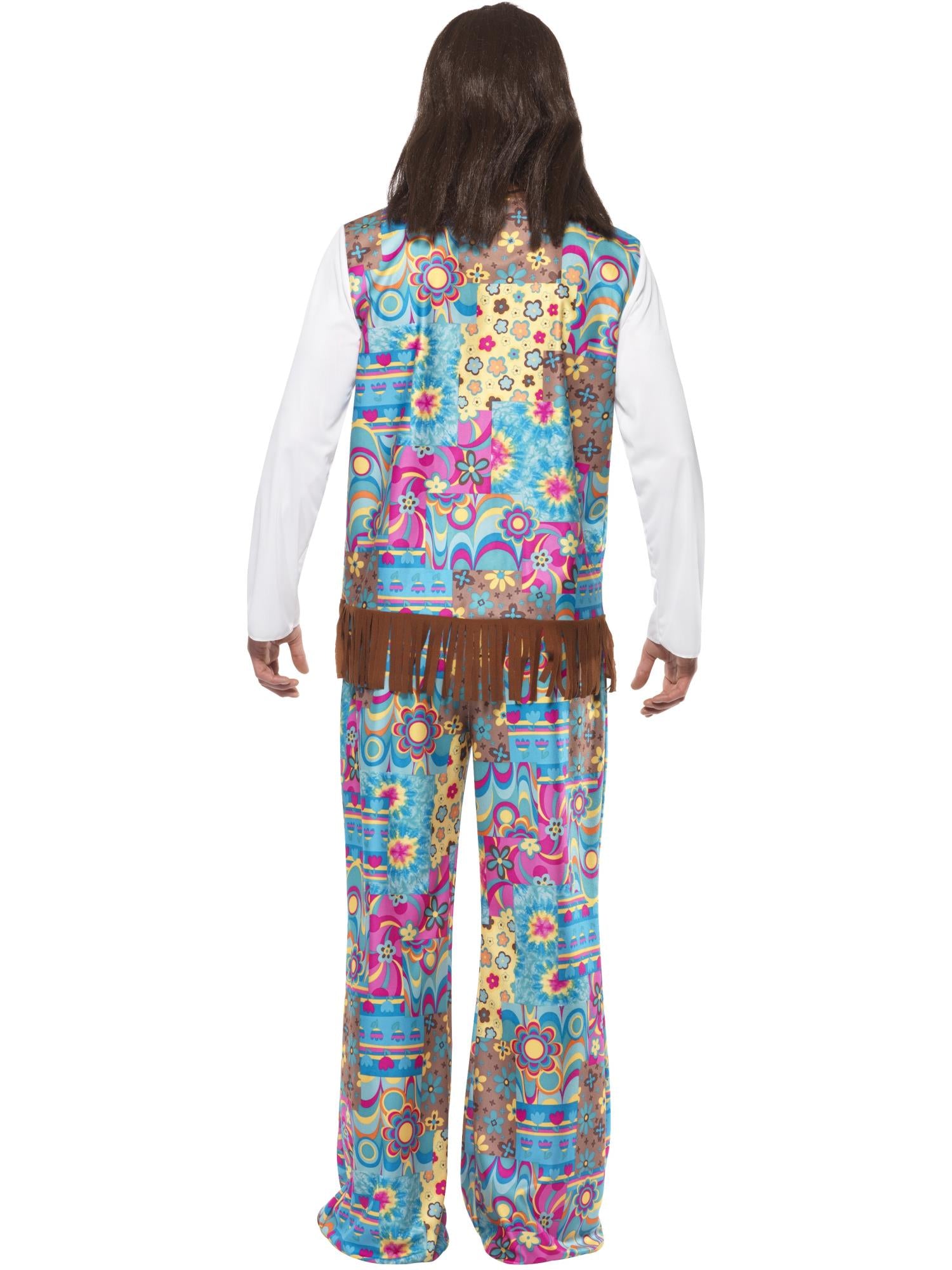 smiffys-fever-groovy-hippie-kost-m-herren-m-bunt-60er image 2