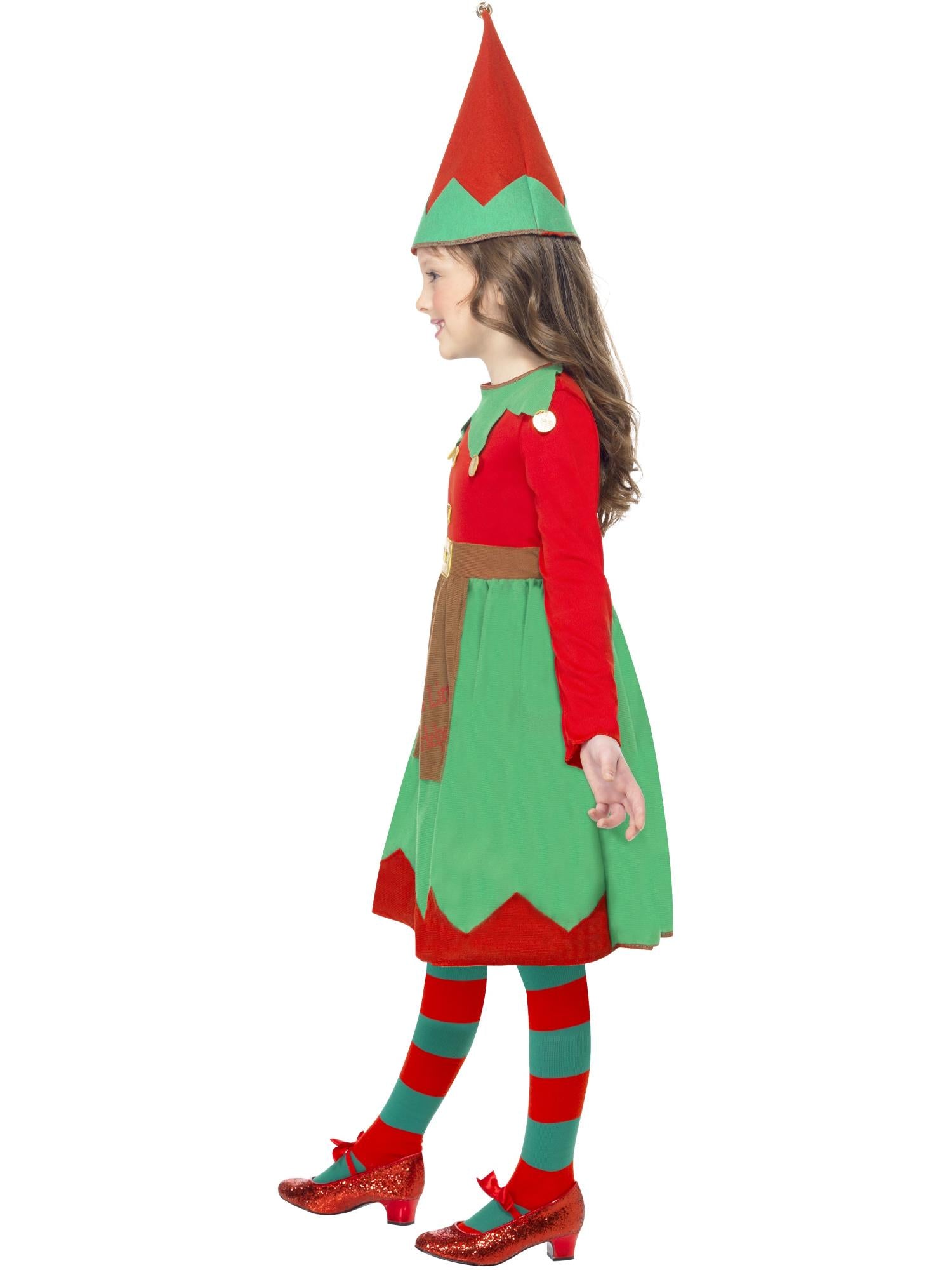 smiffys-fever-santa-s-little-helper-elfenkost-m-m-dchen-m-rot-gr-n image 3