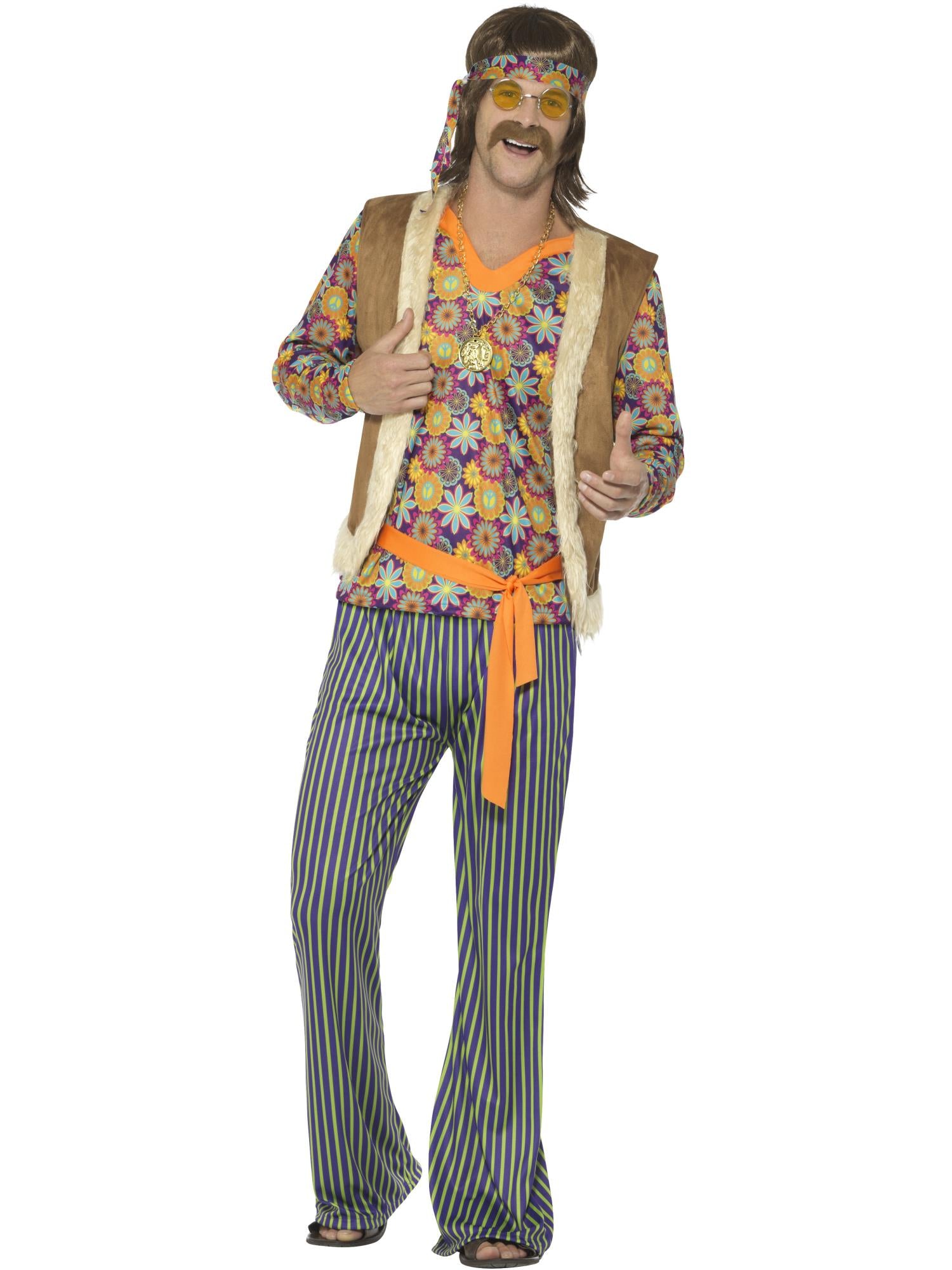 smiffys-fever-60s-s-nger-kost-m-herren-bunt-5-teilig image 4