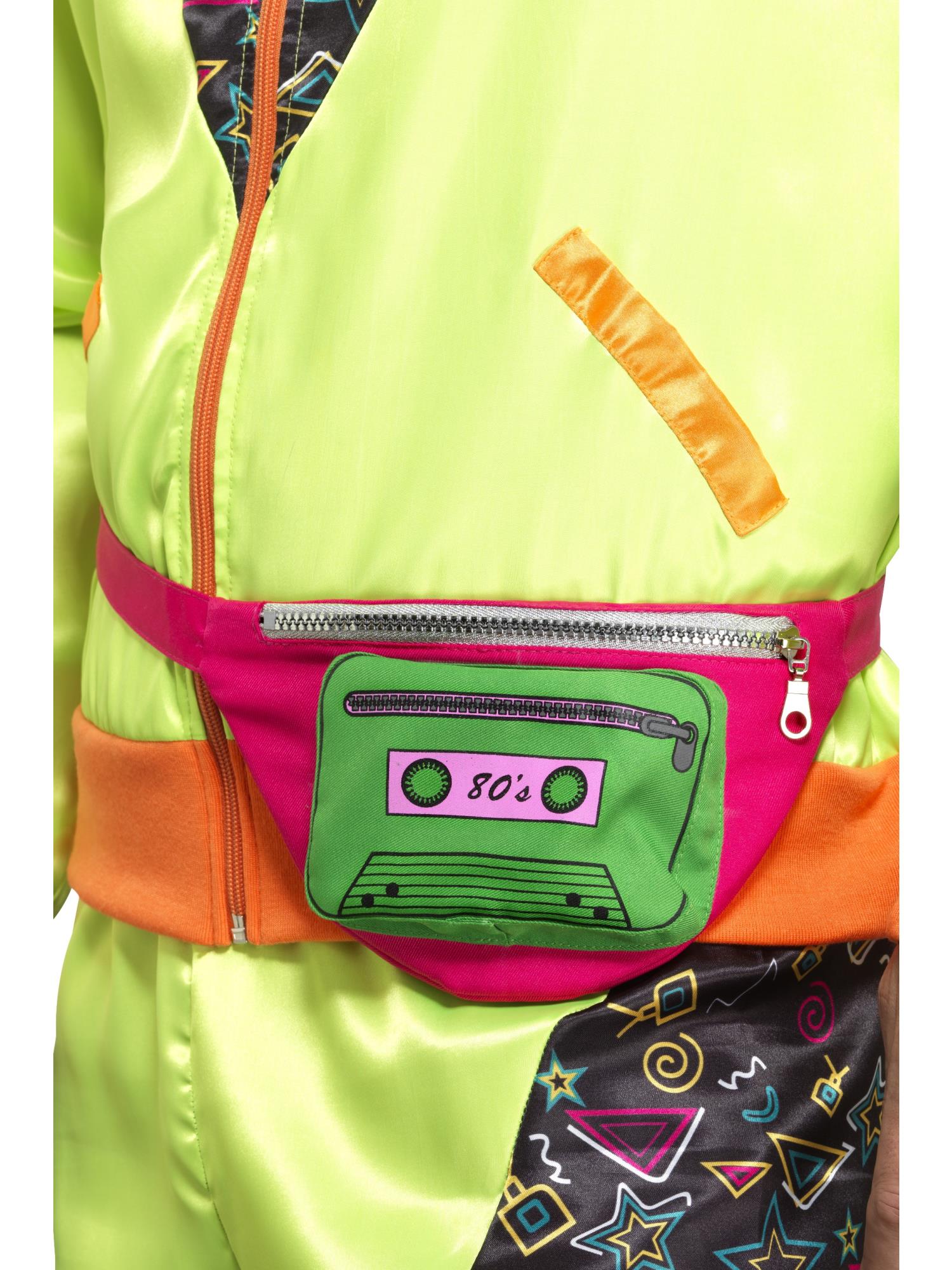 smiffys-fever-80s-bumbag-bauchtasche-neon-bunt-kassette image 2