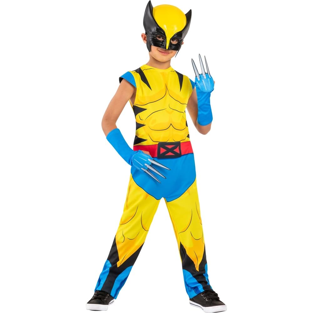 rubie-s-deluxe-marvel-wolverine-kinderkost-m-7-8-mit-krallen image 2