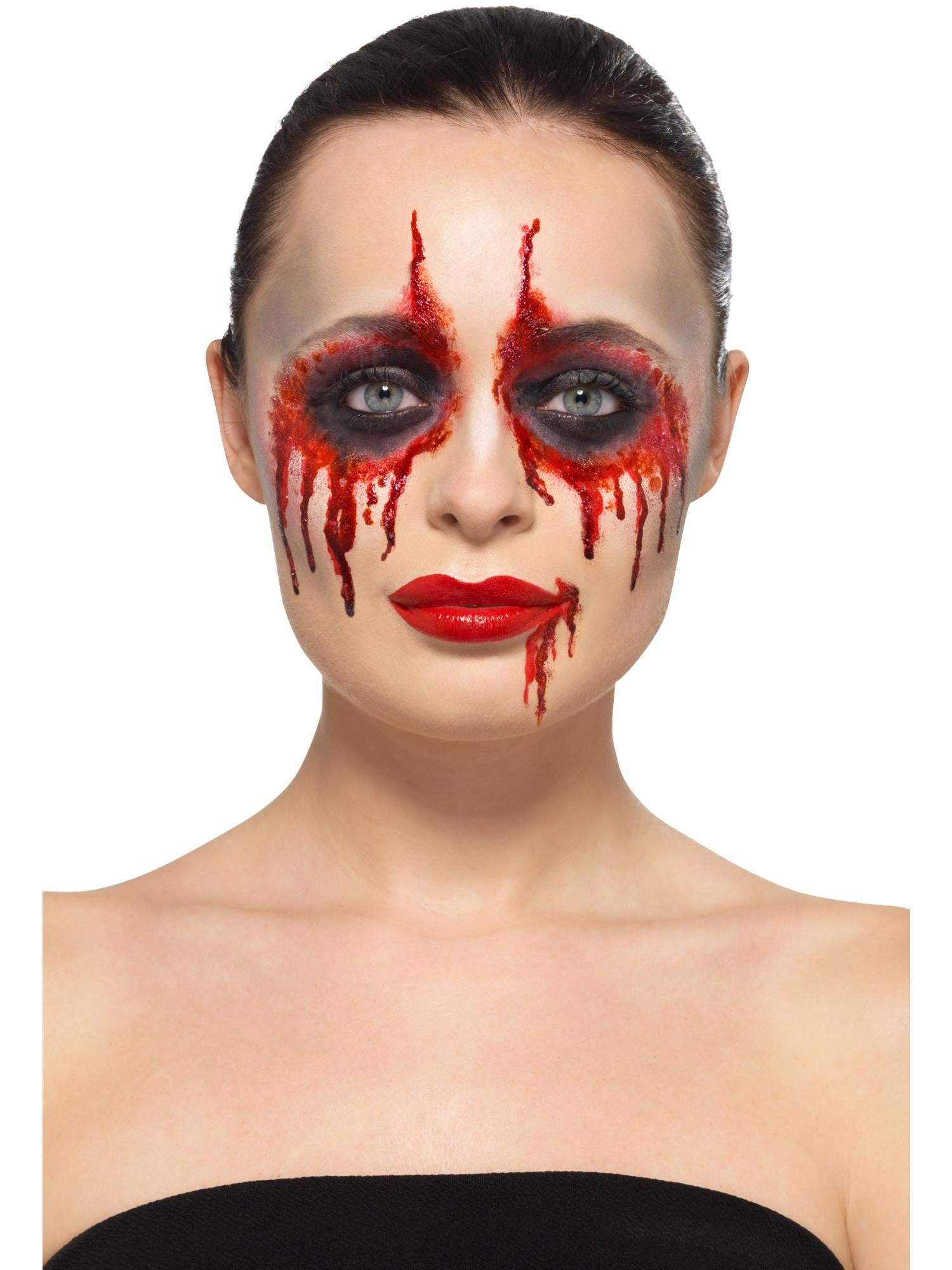 smiffys-fever-blood-drip-bride-schminkset-aqua image 5