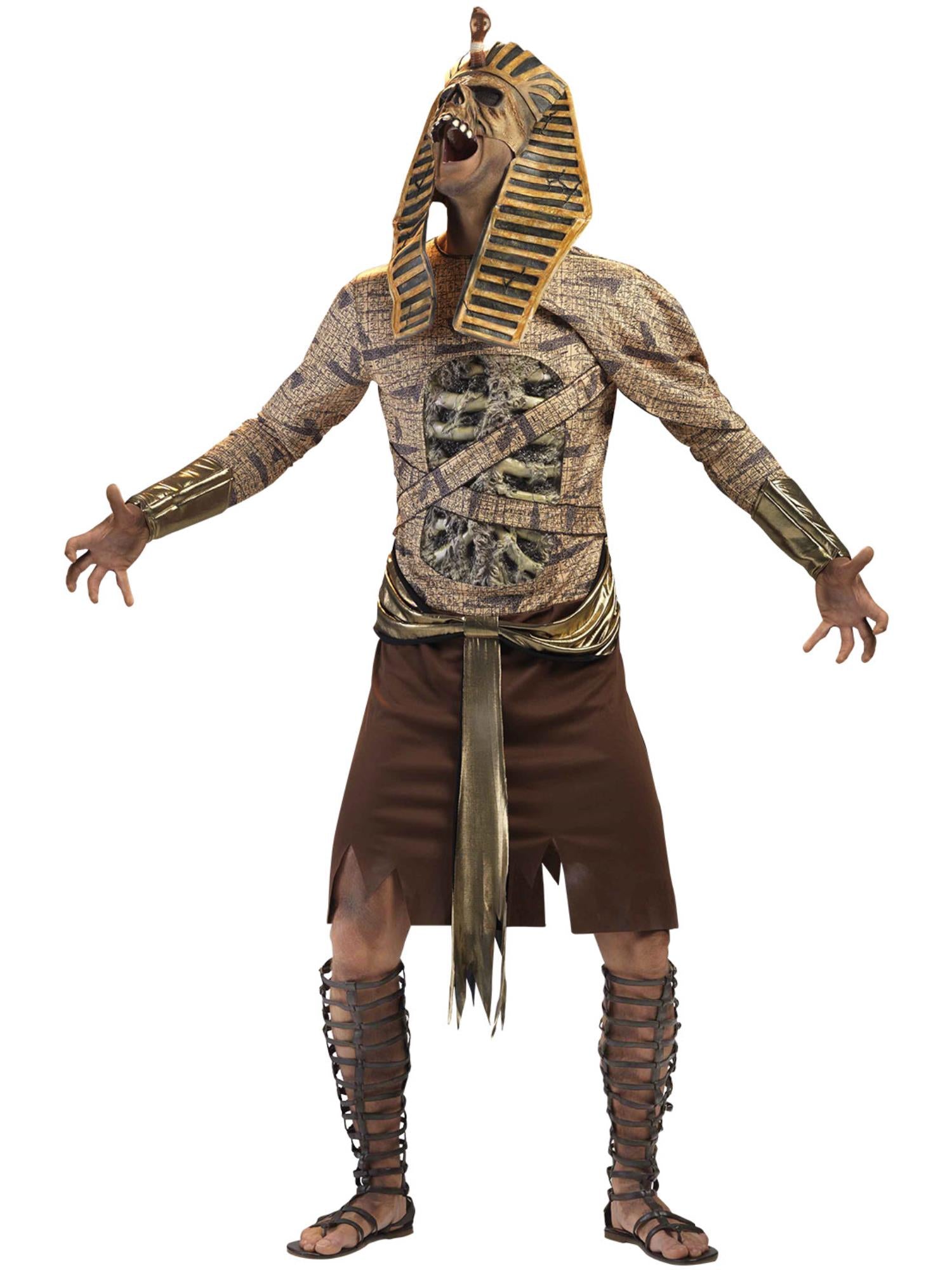 smiffys-fever-zombie-pharao-kost-m-herren-gold-m-l image 4