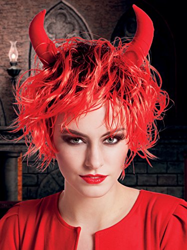 boland-wigs-teufelin-per-cke-schwarz-rot-mit-h-rnern image 4