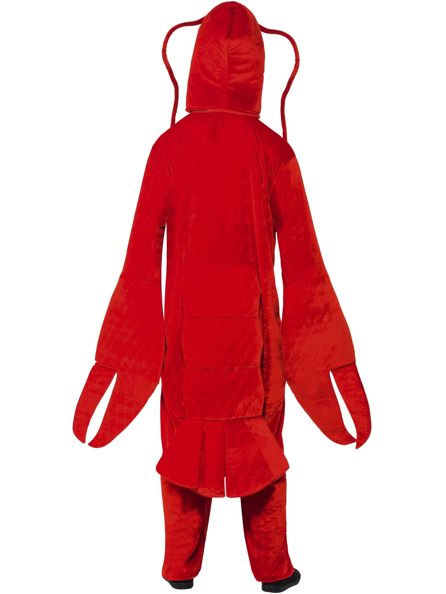 smiffys-fever-lobster-hummer-kost-m-rot-overall-mit-kapuze image 2