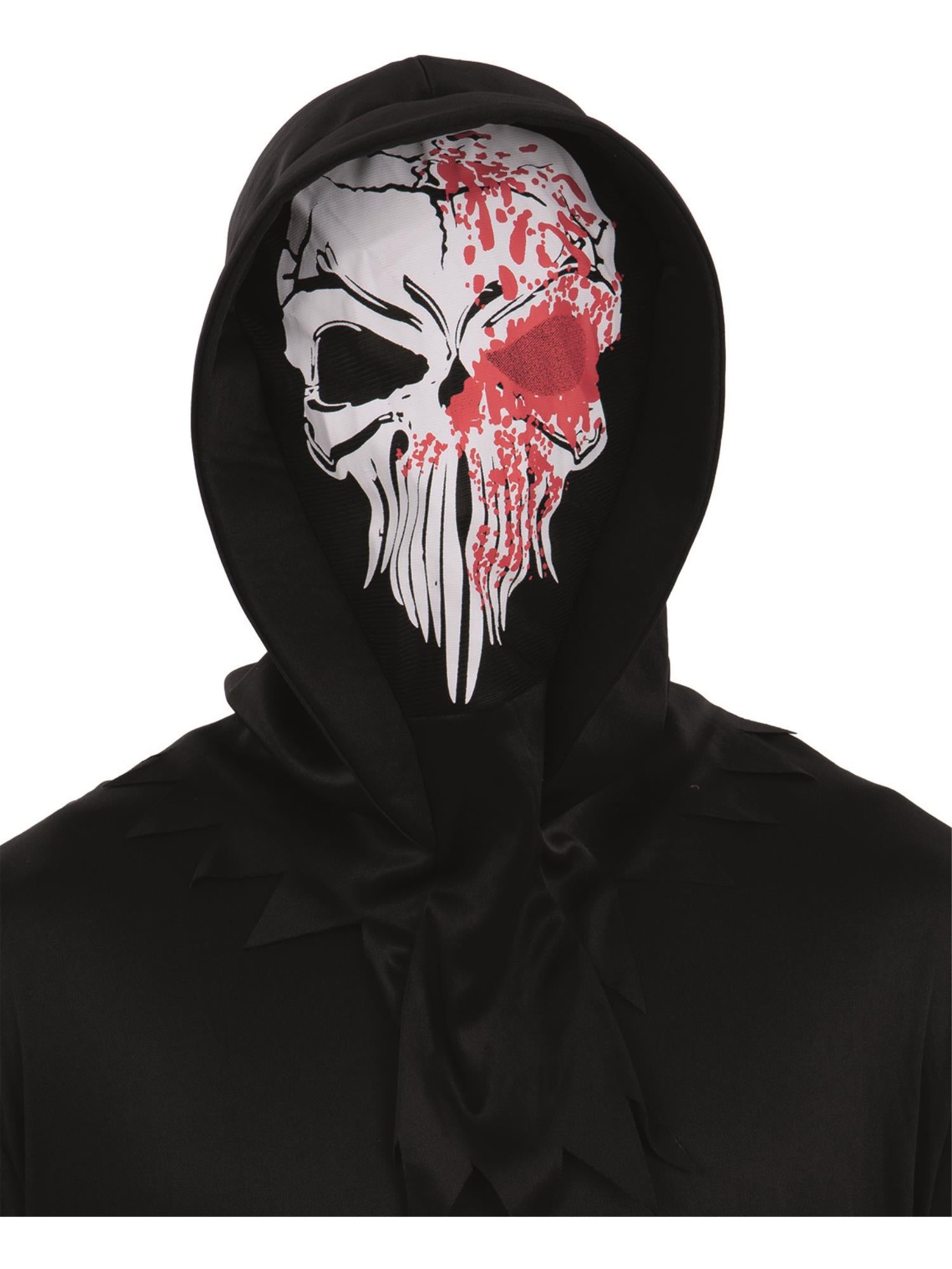 smiffys-fever-bloody-reaper-maske-mit-kapuze image 1