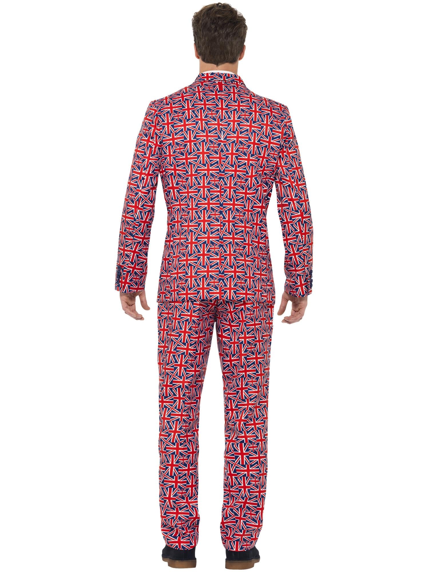 smiffys-stand-out-suits-union-jack-anzug-rot-mit-krawatte image 2
