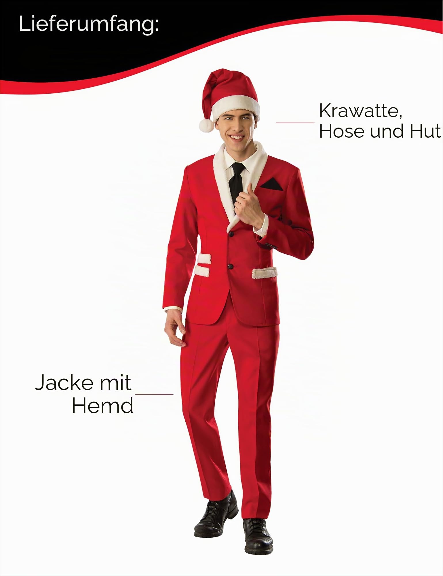 rubie-s-deluxe-weihnachtsmann-kost-m-herren-rot-elegant image 3