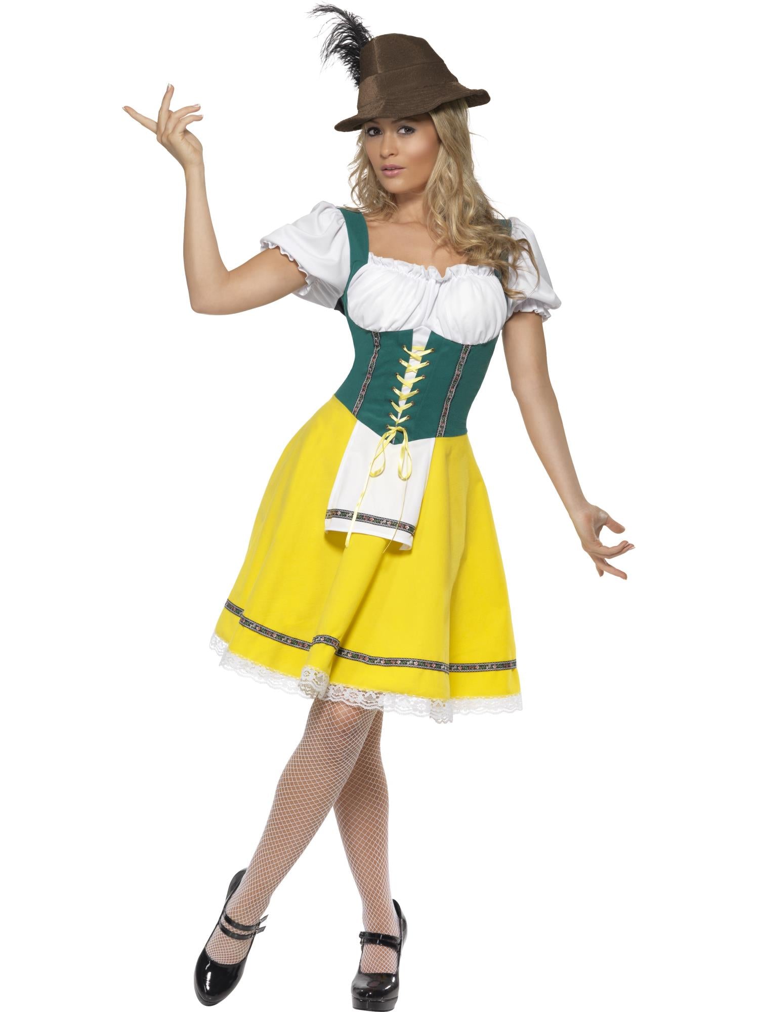 smiffys-fever-beer-fest-kost-m-dirndl-gelb-damen-gr-m image 4