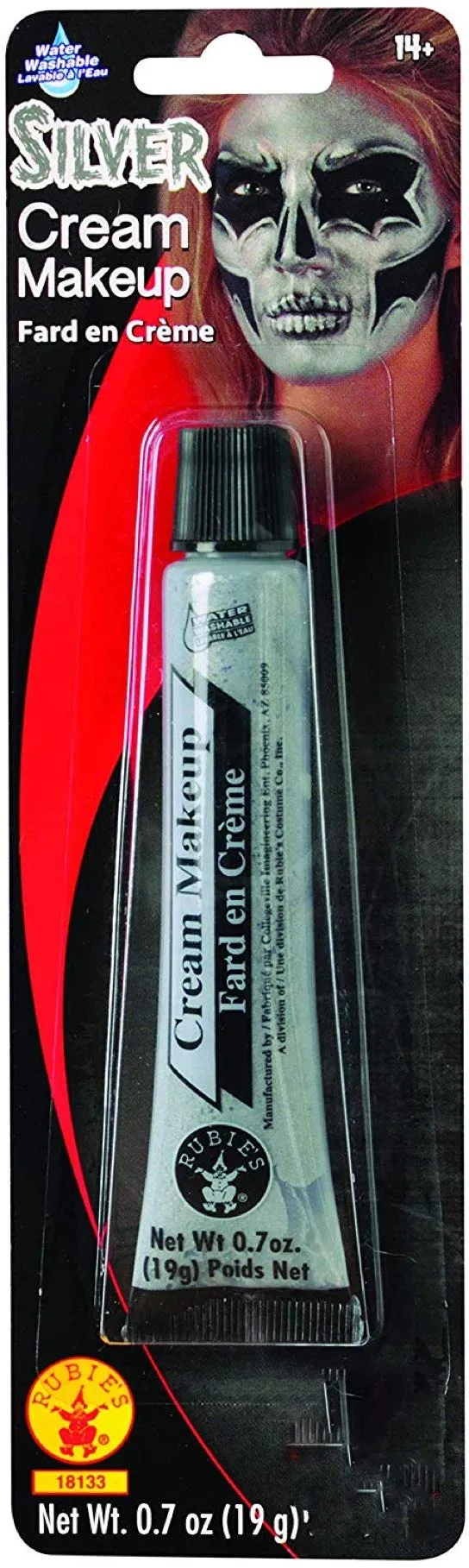 rubie-s-deluxe-tin-man-schminke-silber-metallic-creme image 1