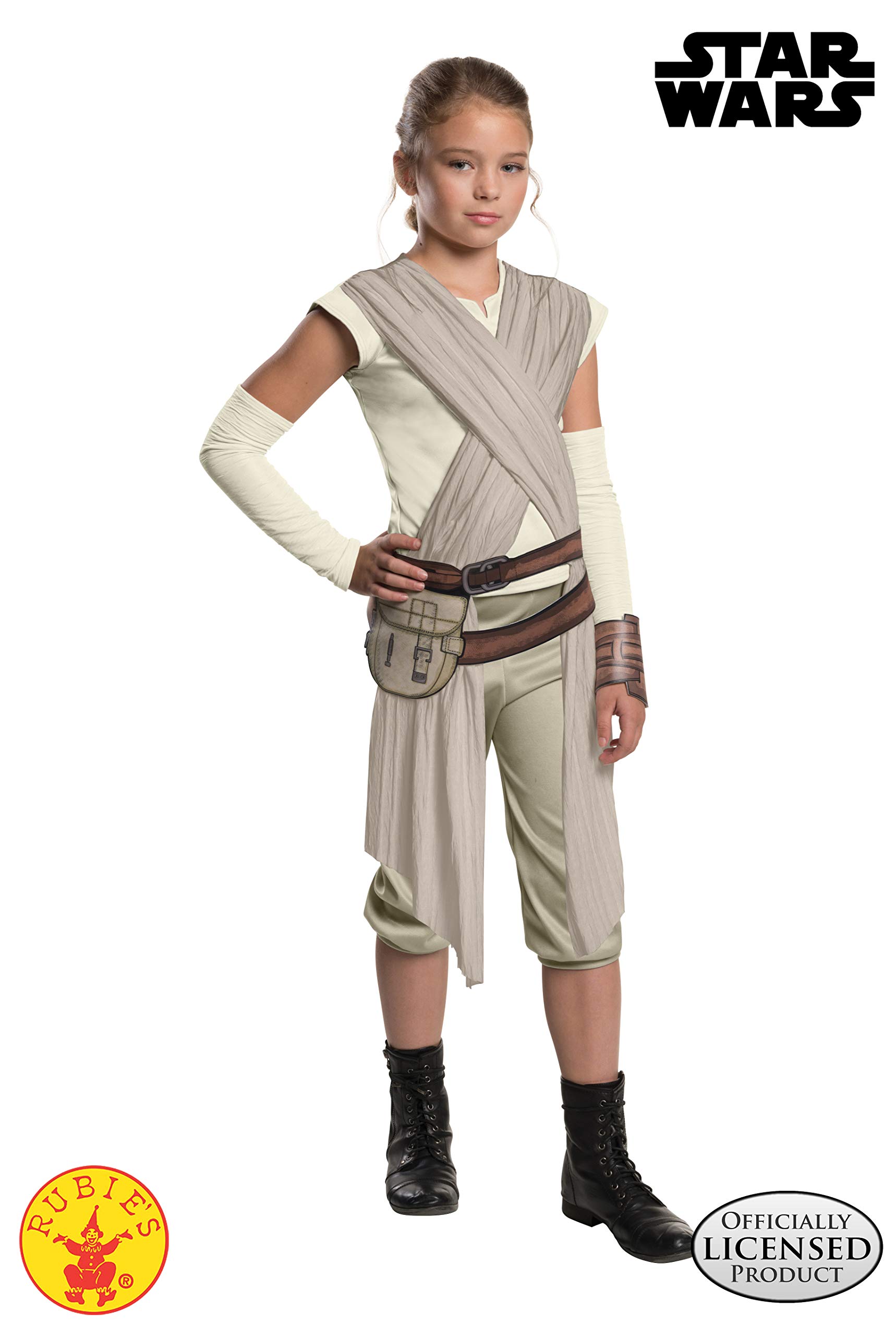 rubie-s-deluxe-rey-star-wars-kost-m-kinder-small-mit-g-rtel image 2