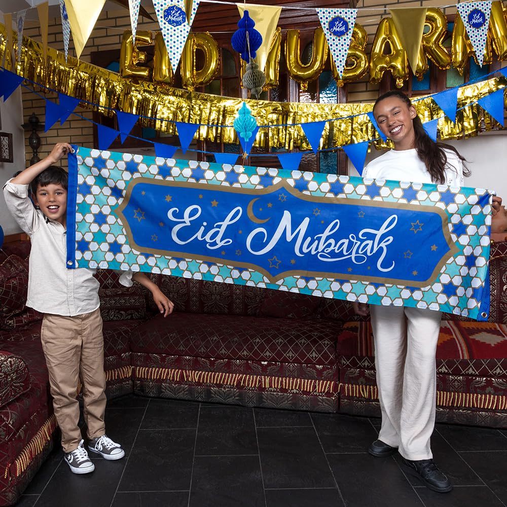 boland-eid-mubarak-banner-50x180-cm-polyester-partydeko image 2