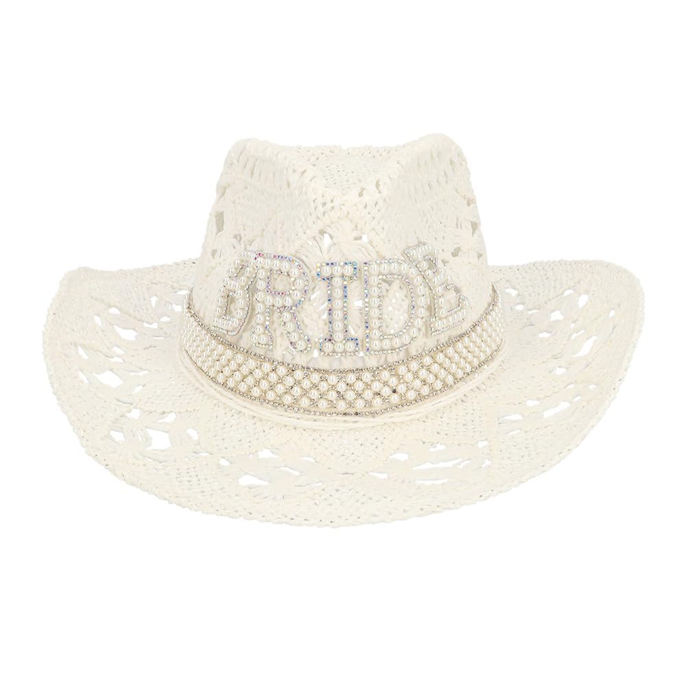 boland-summer-bride-cowboyhut-wei-mit-bride-strass-57cm image 4