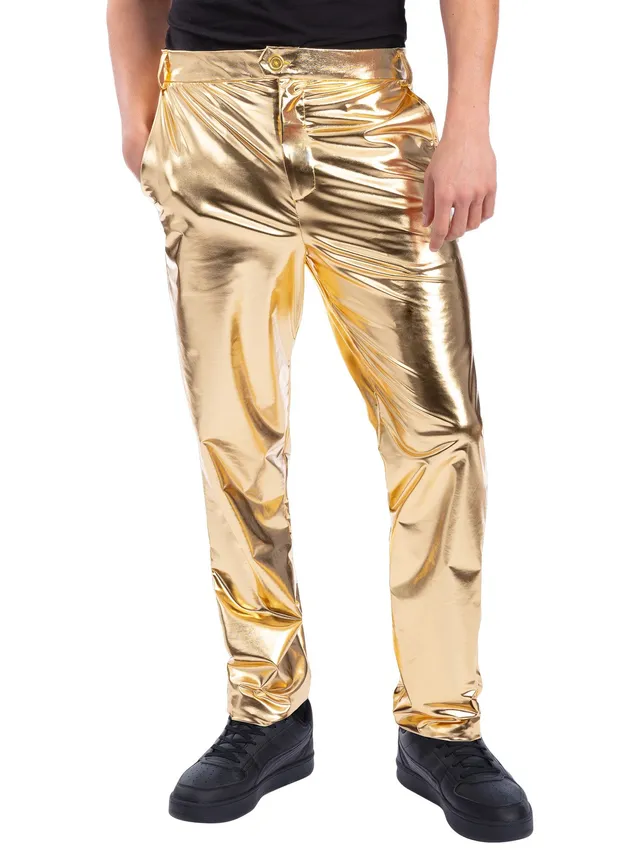 smiffys-fever-24-carat-goldhose-herren-gold-gr-l image 1