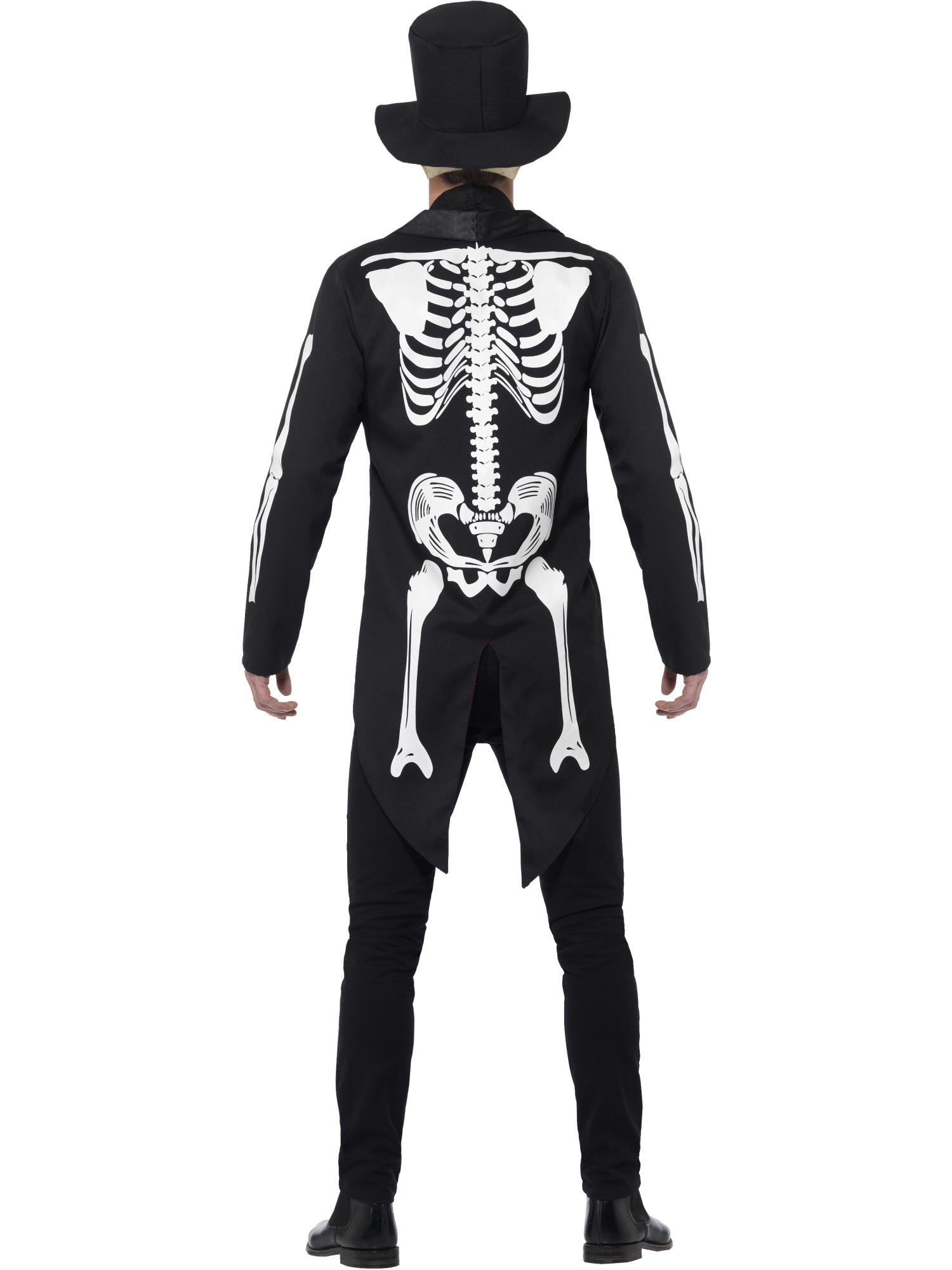 smiffys-fever-senor-skeleton-herren-kost-m-schwarz-gr-e-m image 2