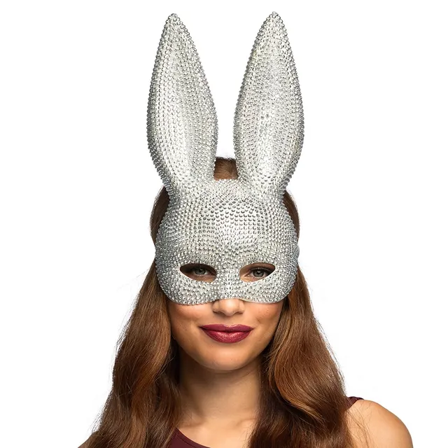 boland-00231-bunny-diamant-hasenmaske-strass-schwarz image 1