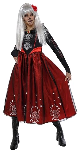 rubie-s-deluxe-prinzessin-der-toten-kost-m-m-dchen-mit-haarclip image 3