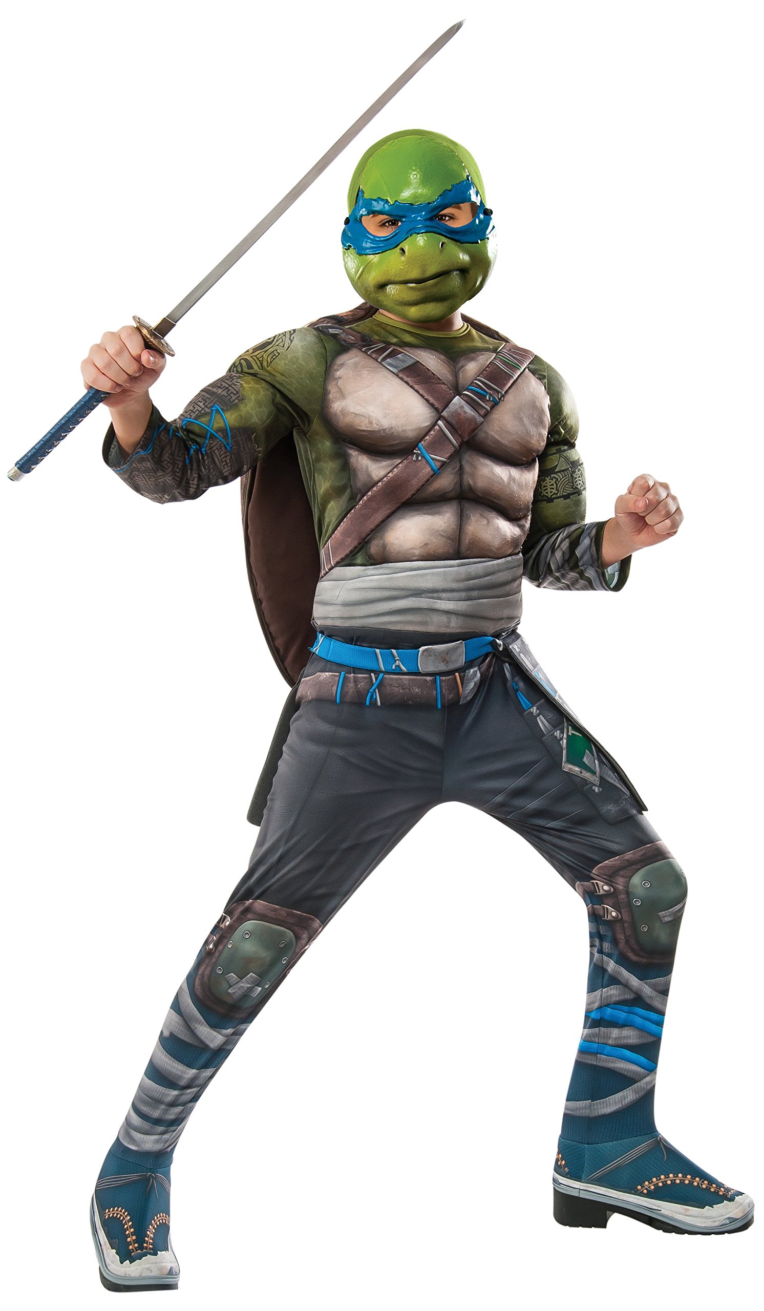 rubie-s-deluxe-leonardo-tmnt-kinderkost-m-ninja-turtles image 1