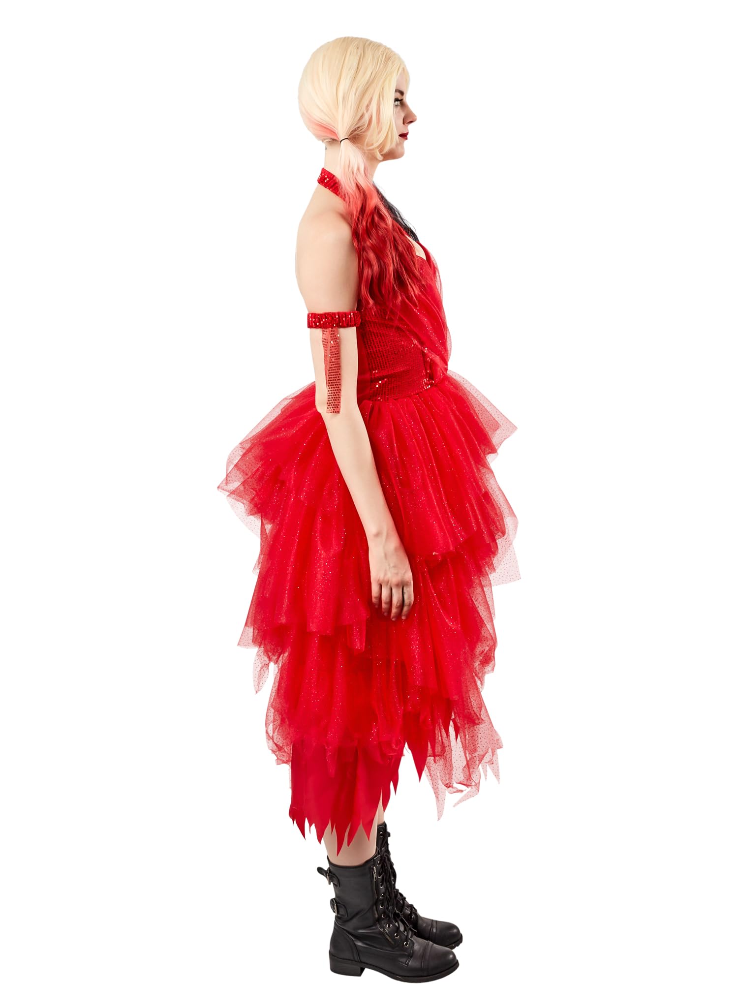 rubie-s-deluxe-harley-quinn-kleid-rot-gr-e-xs-kost-mkleid image 4
