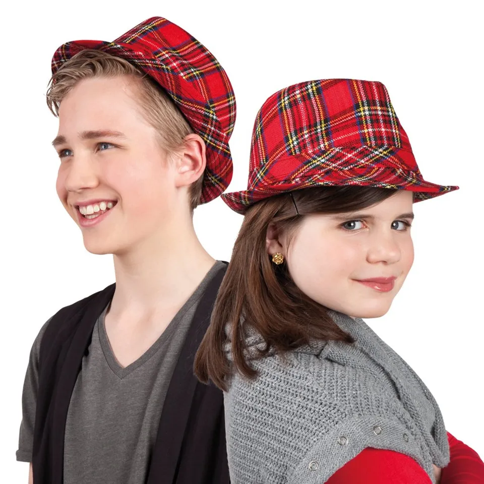 boland-popstar-kinderhut-schottenmuster-rot-einheitsgr-e image 1