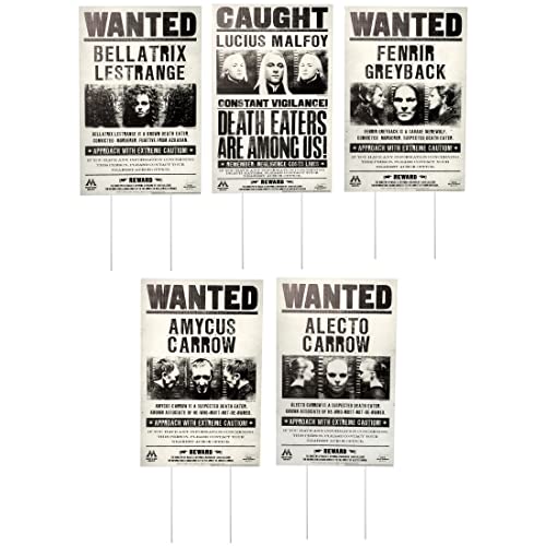 rubie-s-deluxe-harry-potter-wanted-schilder-5er-rasendeko image 8