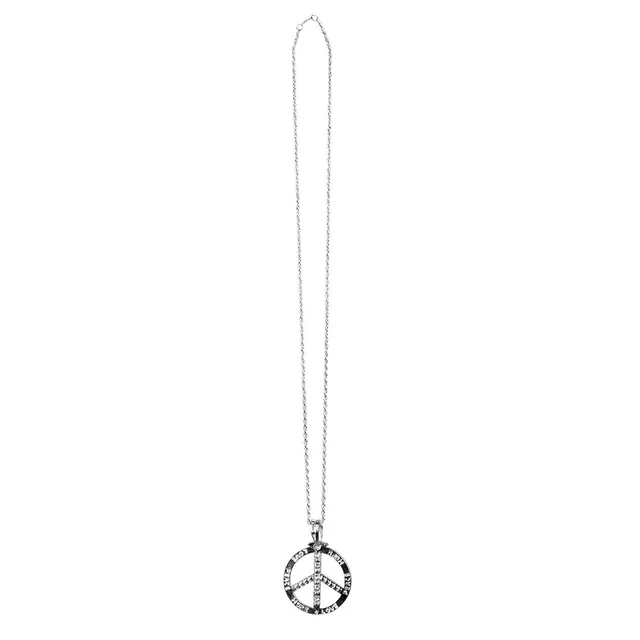 boland-peace-halskette-hippie-retro-strass-love-hope image 1
