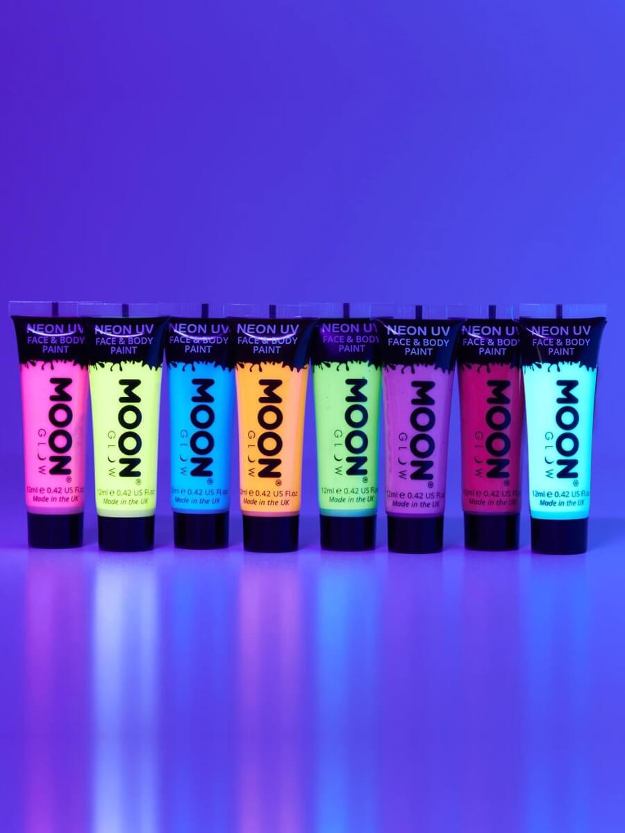 smiffys-moon-glow-neon-uv-gesichtsfarbe-12ml-intensiv-blau image 2