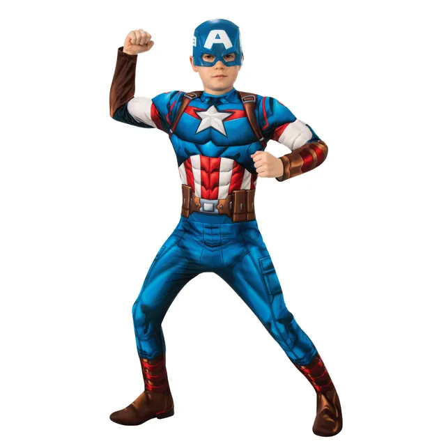 rubie-s-deluxe-captain-america-kinderkost-m-9-10-jahre image 1